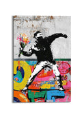 Orange Wallz FLOWER THROWER GRAFFITI