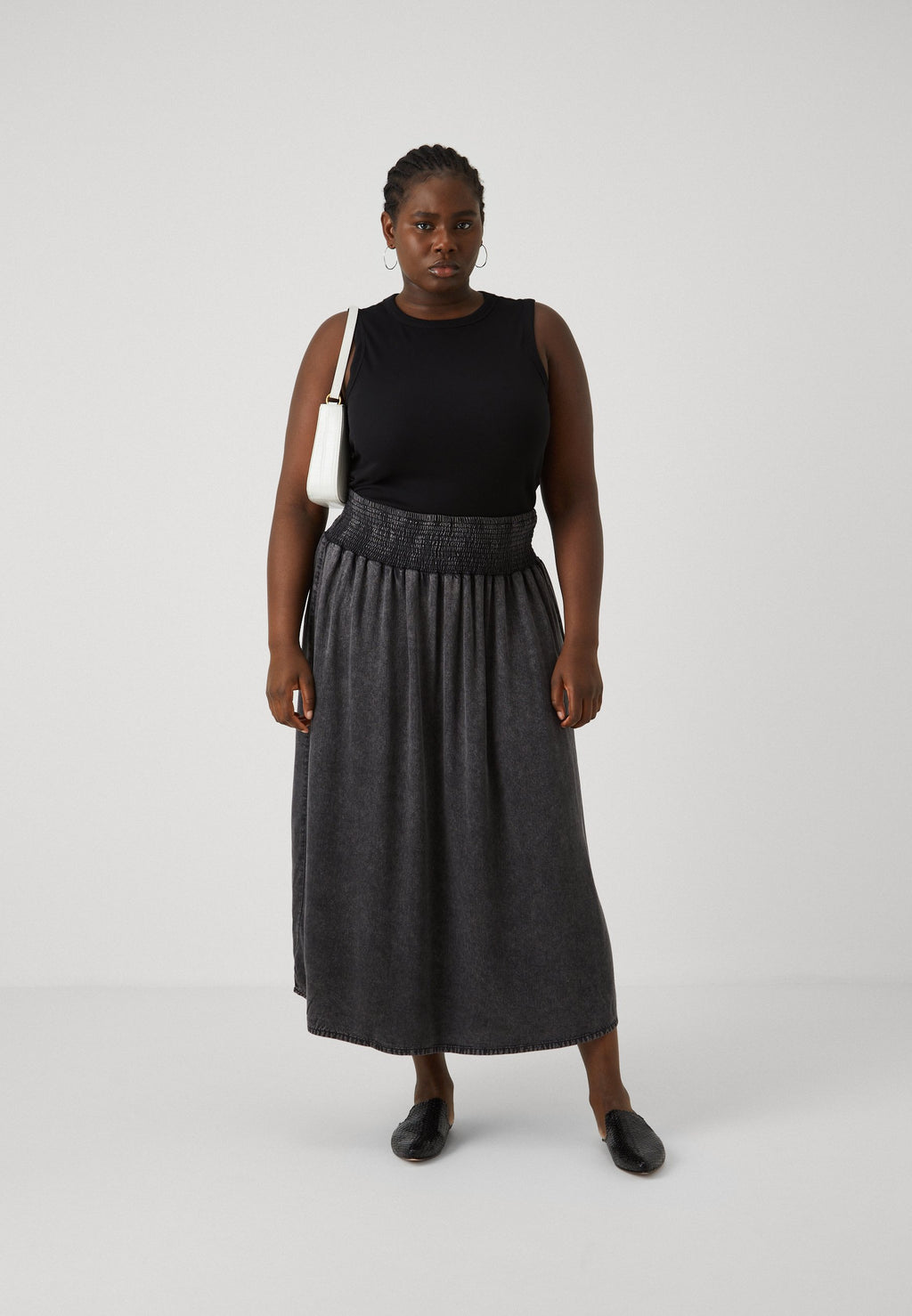 CARBAHA LONG SMOCK SKIRT Media 2