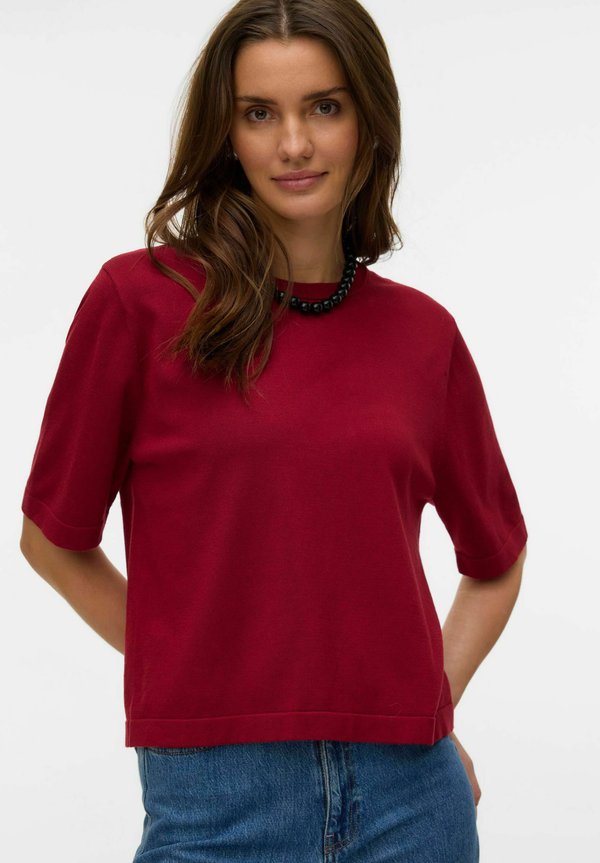 Vero Moda VERO MODA  - Basic T-shirt - rio red