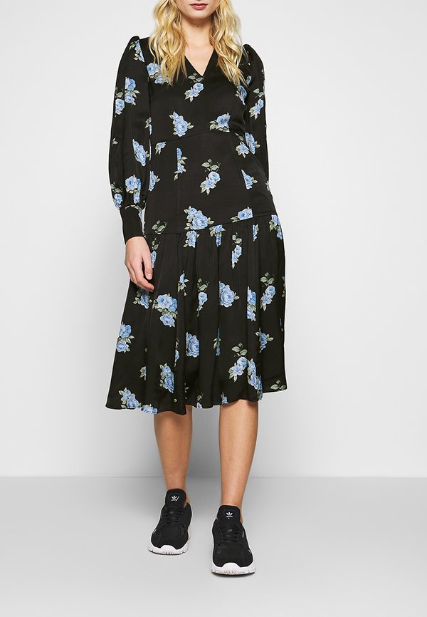IVY OAK PUFFY DRESS MIDI