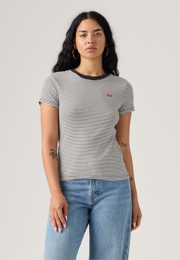 Levi's® ESSENTIAL TEE 2 PACK - Print T-shirt - white/annalise