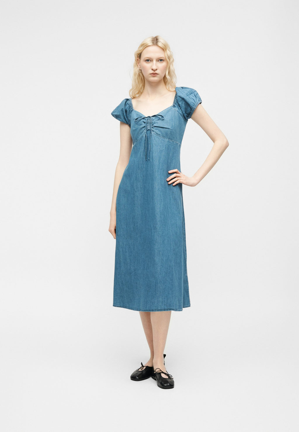 GAP TIE PUFF MAXI