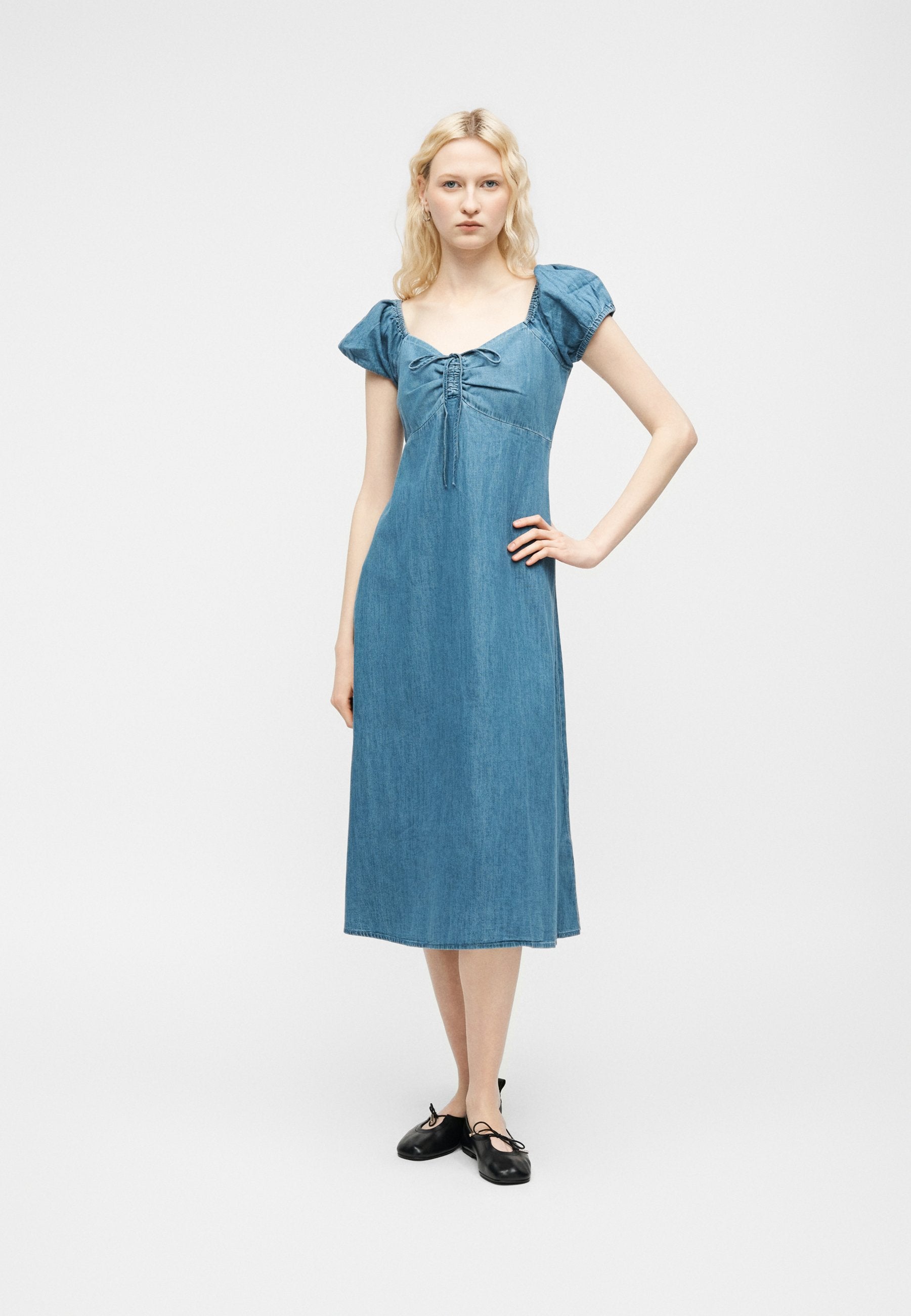 GAP TIE PUFF MAXI