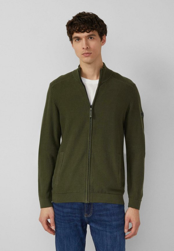 s.Oliver STRICKJACKE - Cardigan - olivgrün