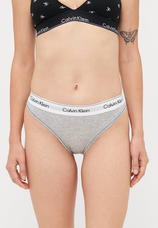 Calvin Klein Underwear HIGH LEG ICON  - Briefs - grey heather