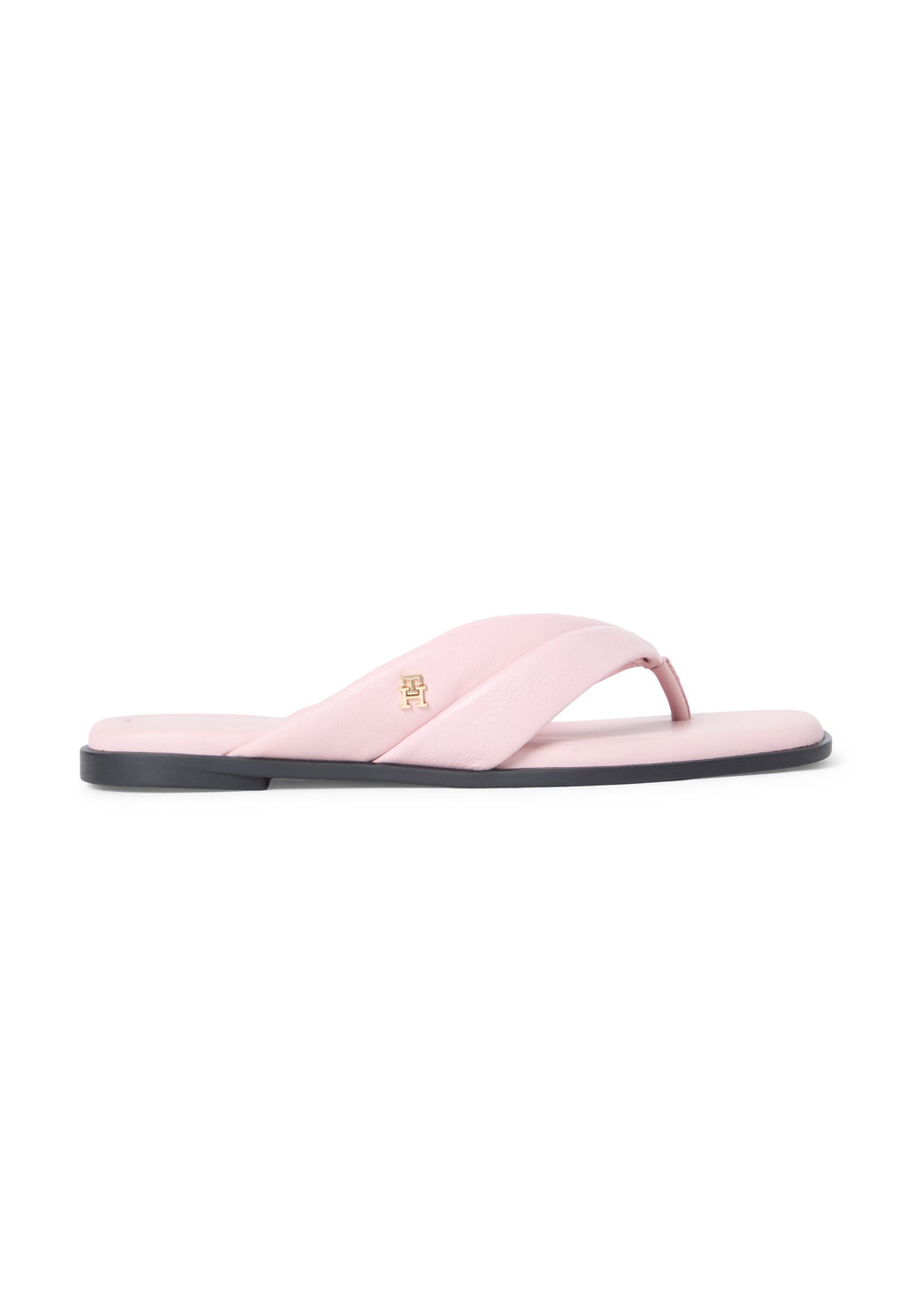 LEATHER TOE POST FLAT SANDALS Media 5