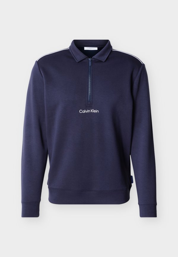 Calvin Klein Golf ROSSMORE COLLARED HALF ZIP - Sweatshirt - navy