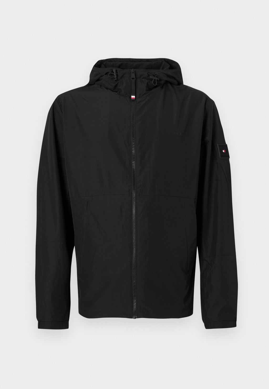 TONAL LOGO ZIP-THRU HOODED JACKET Media 1