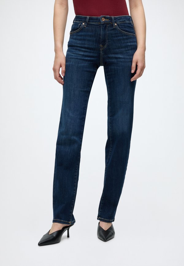 ONLY ONLPOWER PUSH UP SLIM STRAIGHT - Slim fit jeans - dark blue