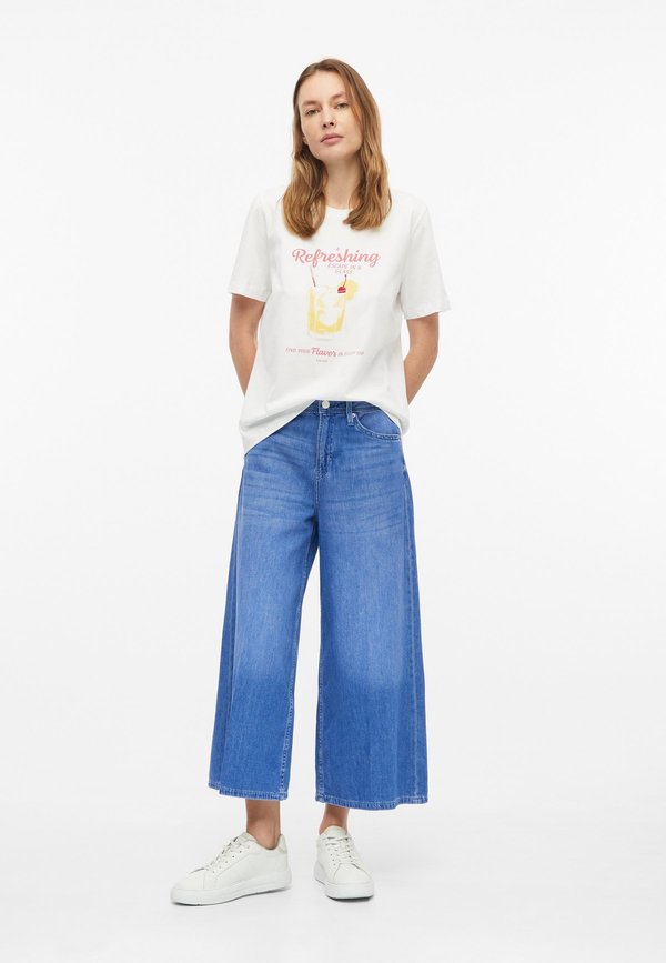 s.Oliver JEANS-HOSE MILLI - Wide Leg - blau