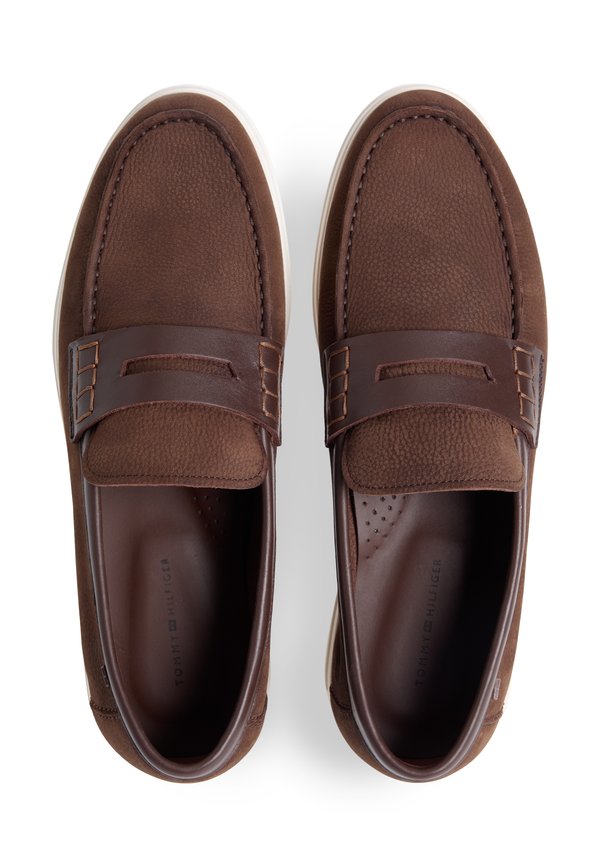 Tommy Hilfiger FLAG LEATHER PENNY LOAFERS