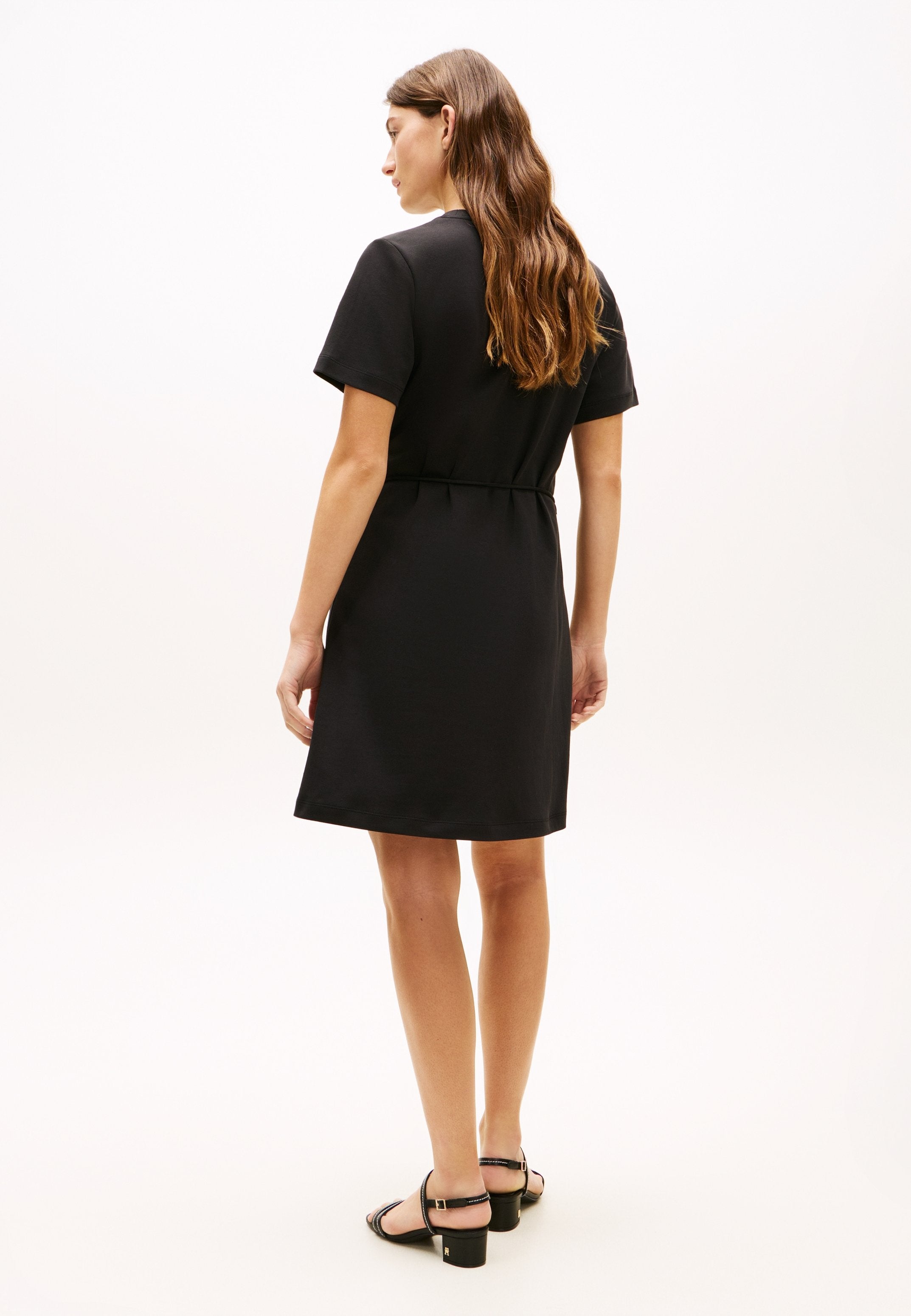 INTERLOCK KNIT MINI T-SHIRT DRESS Media 3