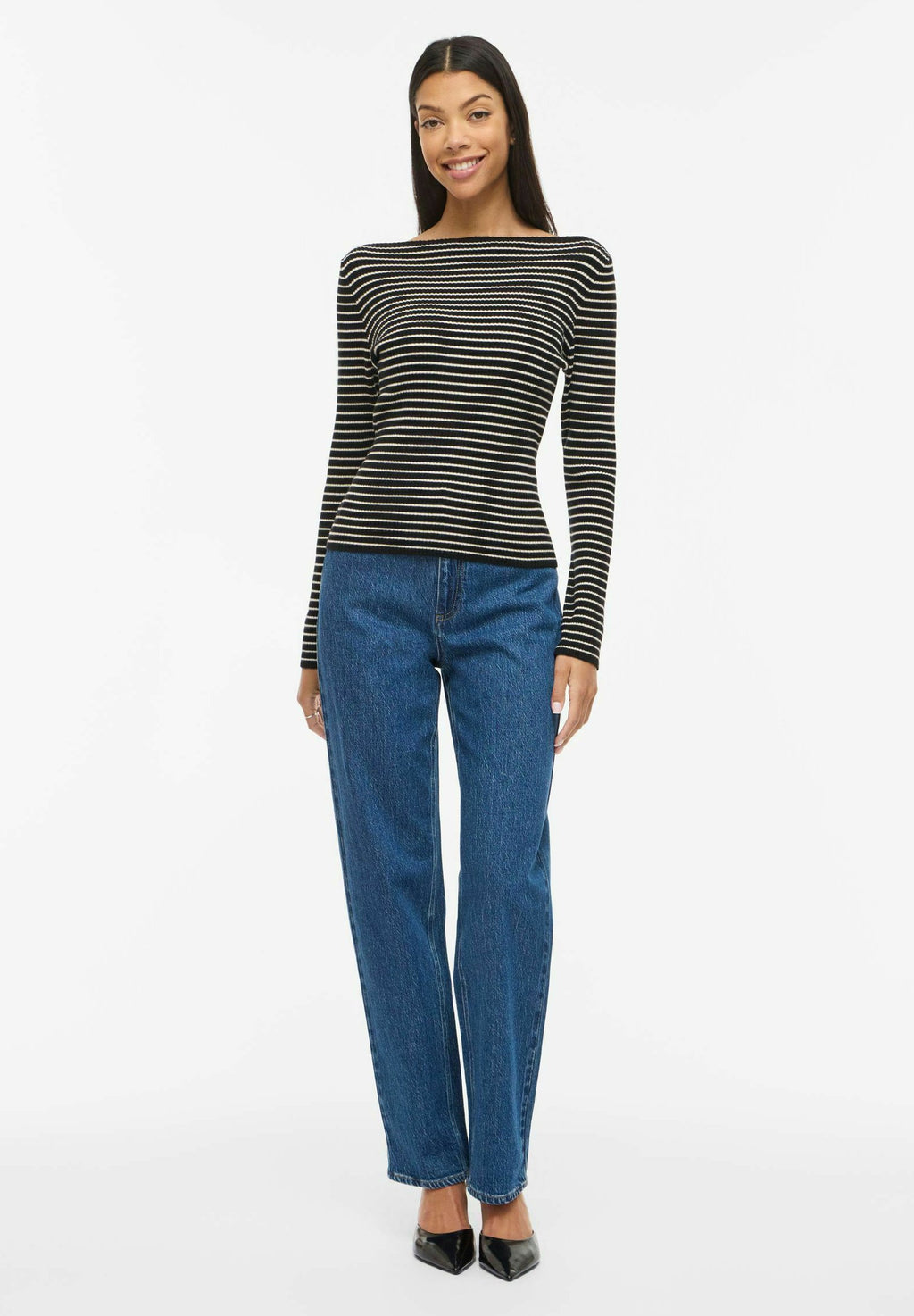 VILA Long Sleeved VISHILA Boatneck