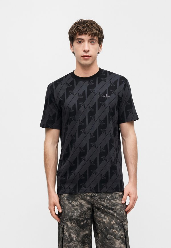 adidas Originals MONOGRAM AOP TE - Print T-shirt - black