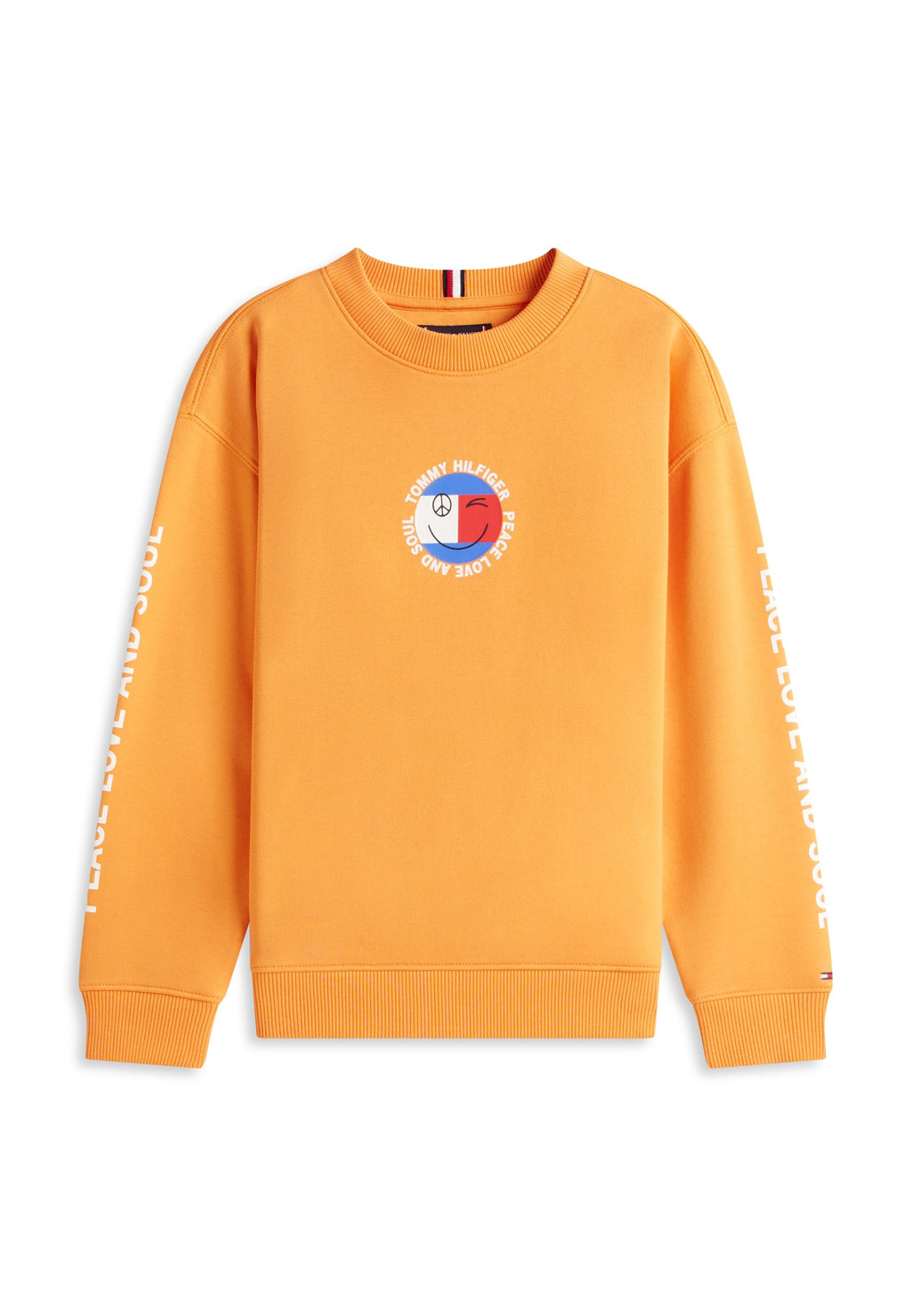 SMILEY FLAG BACK LOGO TERRY SWEATSHIRT Media 1