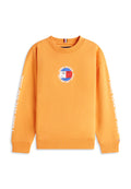 SMILEY FLAG BACK LOGO TERRY SWEATSHIRT Media 1