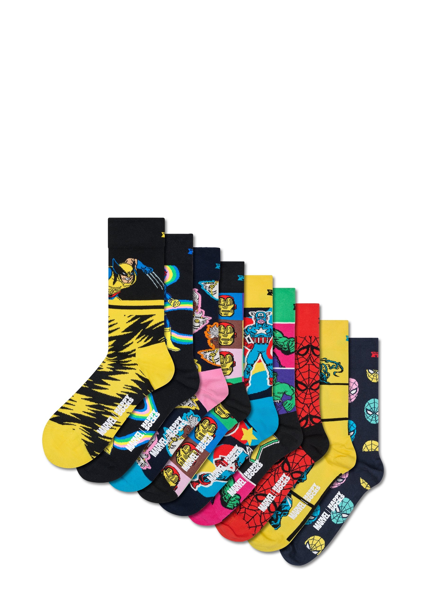 Happy Socks MARVEL COLLECTORS 9-PACK GIFT