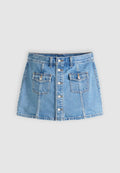 Levi's® BUTTON FRONT SKORT - Skort - work for it