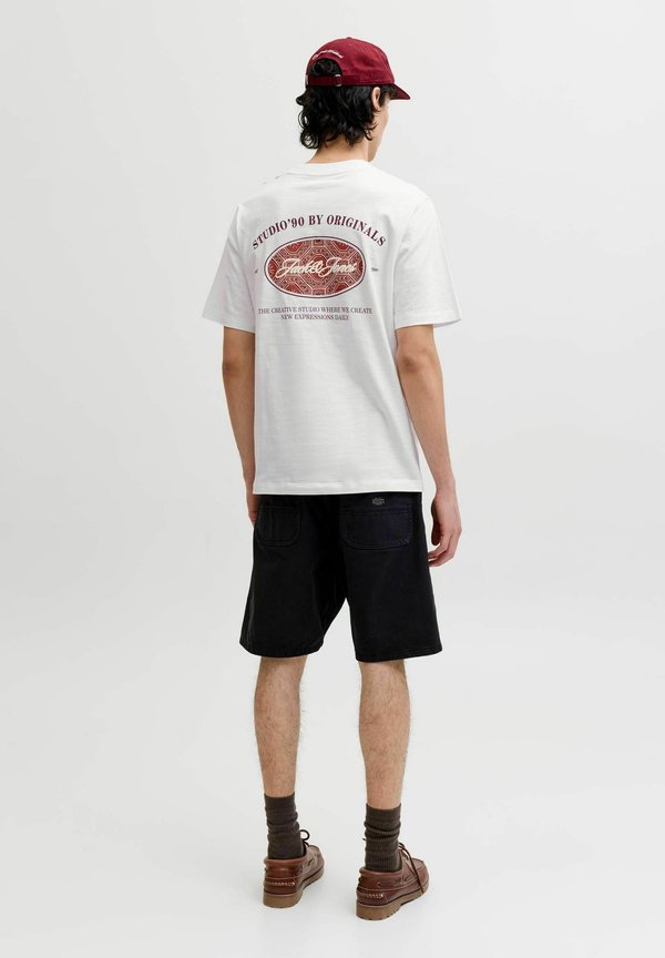 Jack & Jones T- - Print T-shirt - bright white