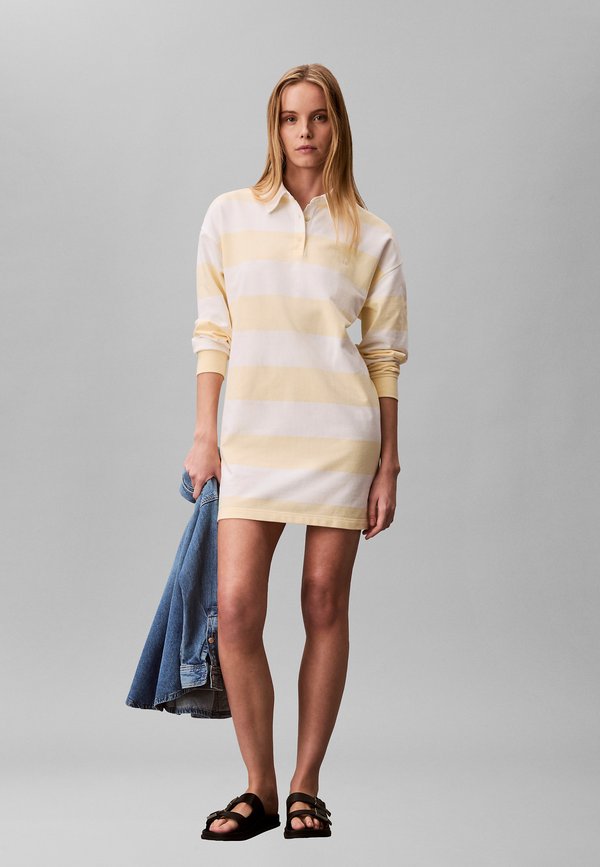 Calvin Klein Jeans VARSITY STRIPE POLO MINI