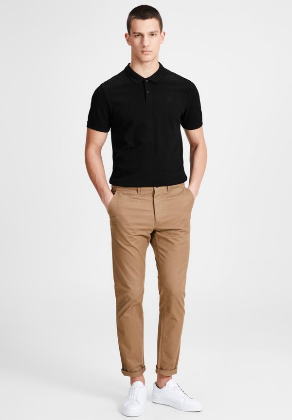 Jack & Jones 3 PACK BASIC - Polo shirt - white/white/black