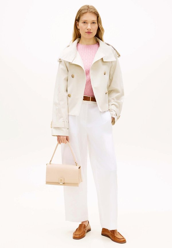 Tommy Hilfiger HER MED CROSSOVER - Handbag - misty blush