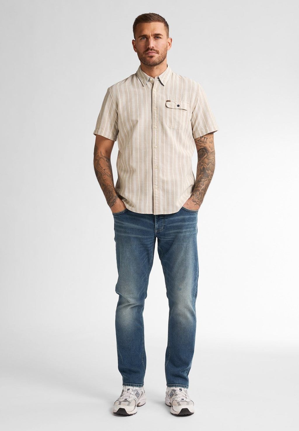 Petrol Industries STRIPED SHIRT TURTLEVISTA