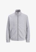 Jack & Jones Zip-up sweatshirt - light grey melange