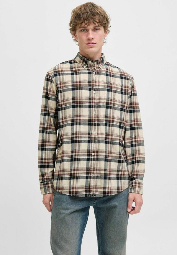 Jack & Jones Checked Comfort Fit - Shirt - antique white