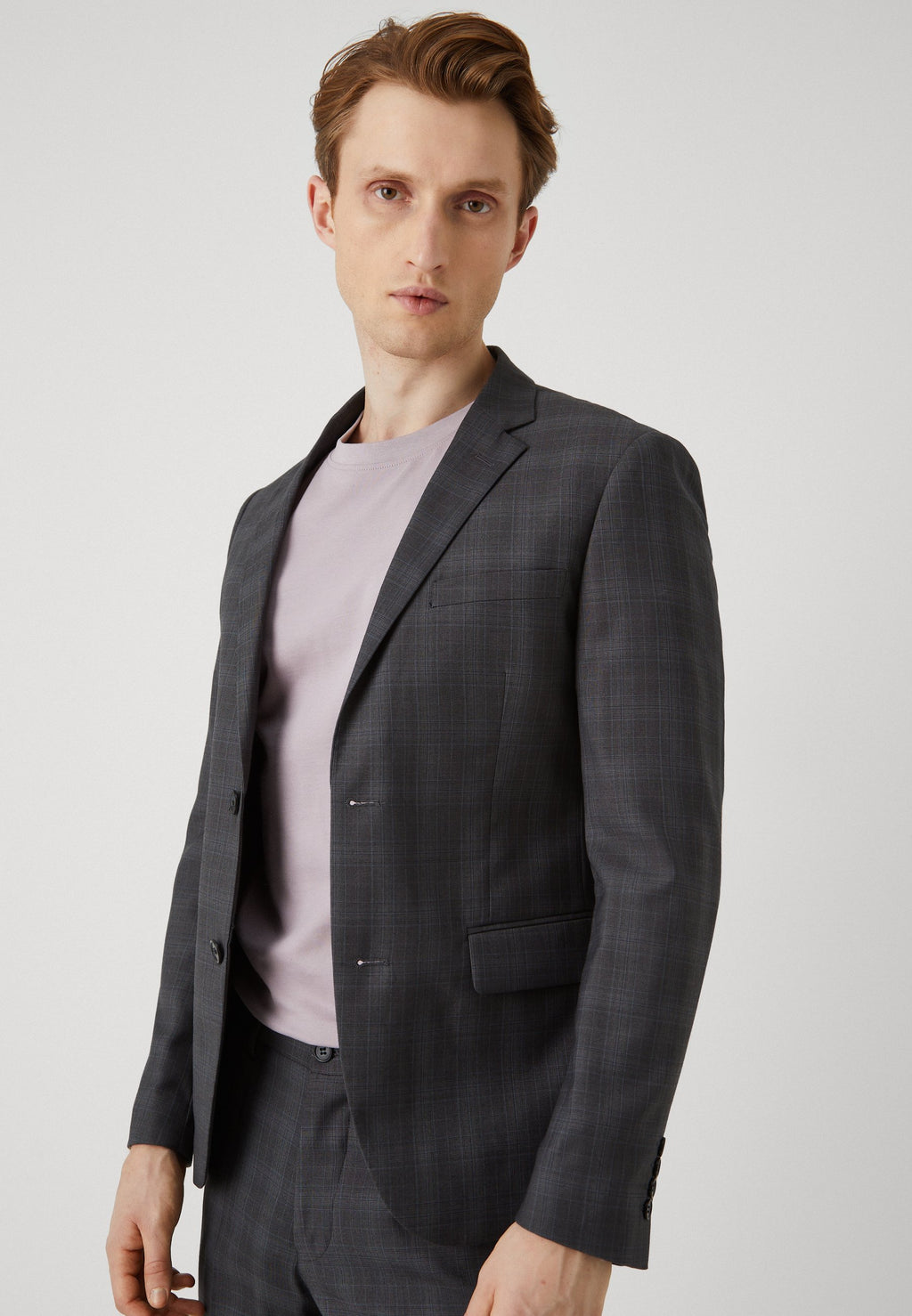 CHECKED MENS SUIT SET Media 4