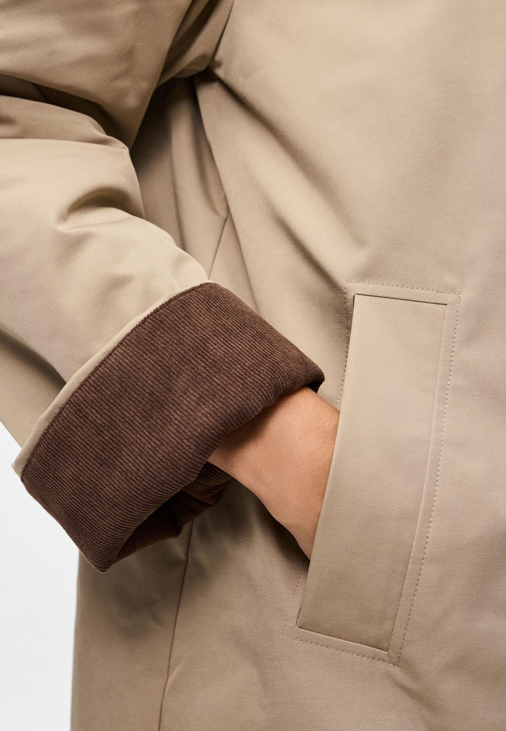 Pieces PCJORMA LONG CORDUROY JACKET NOOS