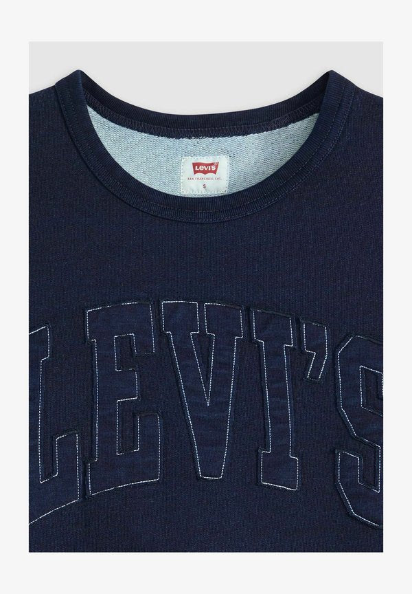Levi's® GRAPHIC HERITAGE CREW EAGLE - Sweatshirt - levis raw edge appl