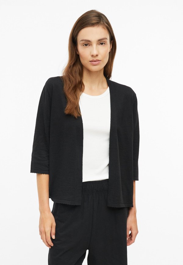 s.Oliver STRICKJACKE - Cardigan - schwarz