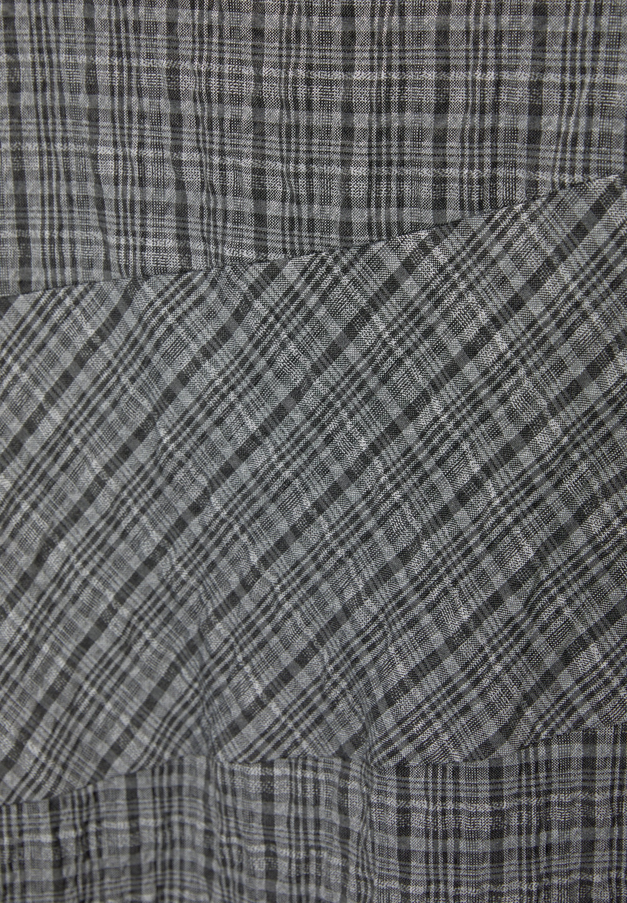PULL&BEAR ASYMMETRIC CHECK - MIDI