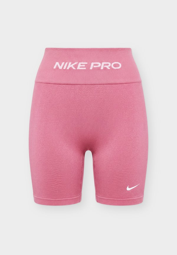 Nike Performance SHORT - Leggings - peony/white