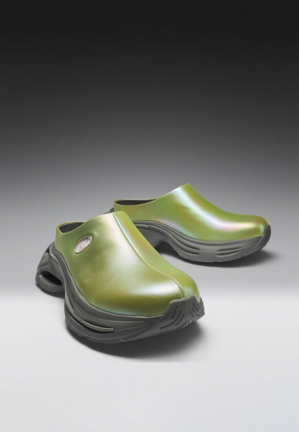 Koi Footwear LIME WAVES CHUNKY SLIP ON SHOES