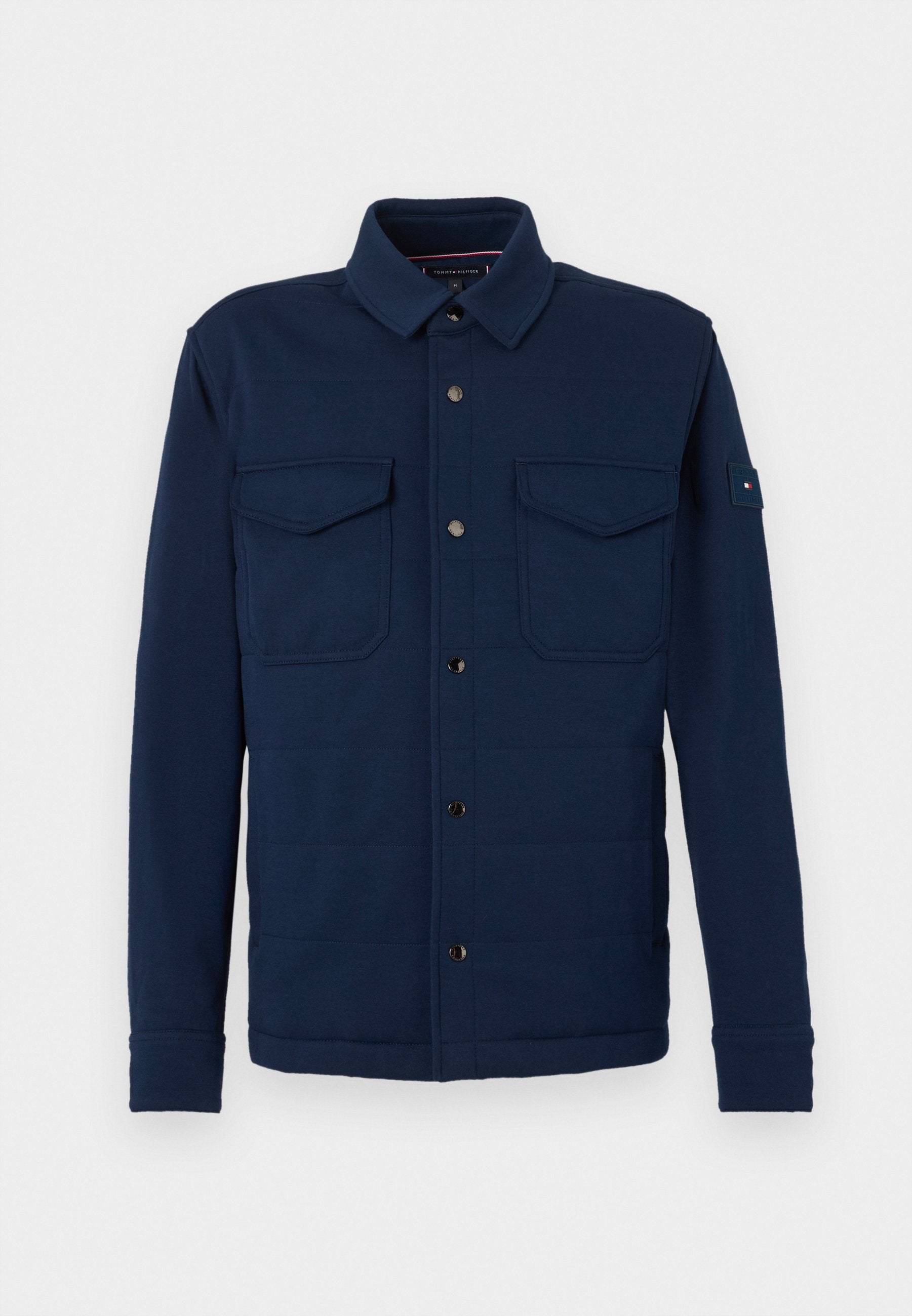 FLAP POCKET INTECHNO KNIT SHIRT JACKET Media 1