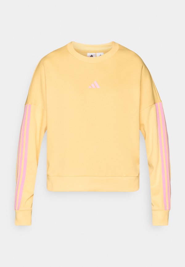 adidas Sportswear ESSENTIALS 3 STRIPES - Sweatshirt - semi ice tangerine/tropic bloom