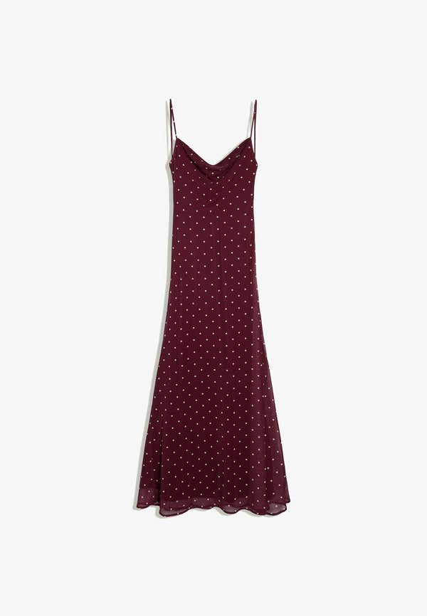 Bershka LONG STRAPPY WITH CORSET BACK - DRESS - Occasion wear - light pink
