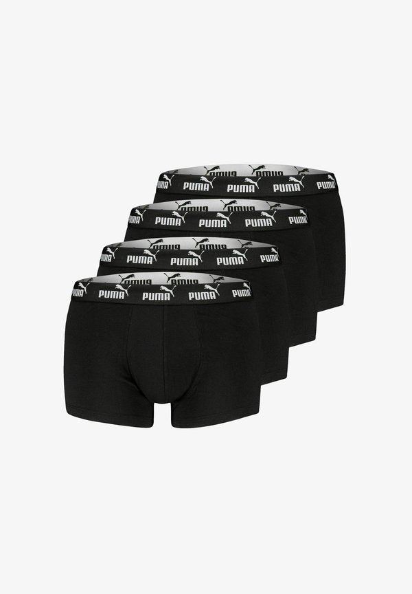 Puma EVERYDAY 4ER PACK - Trunks - black   black