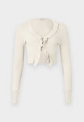 ONLY ONLMILA SHORT RUFFLE CARDIGAN