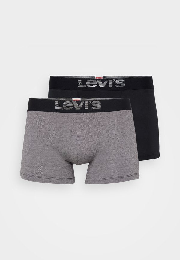 Levi's® OPTICAL ILLUSION 2 PACK - Trunks - grey/black