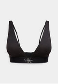 Calvin Klein Underwear LIGHTLY LINED TRIANGLE - CK GRAPHIC - Triangle bra - black