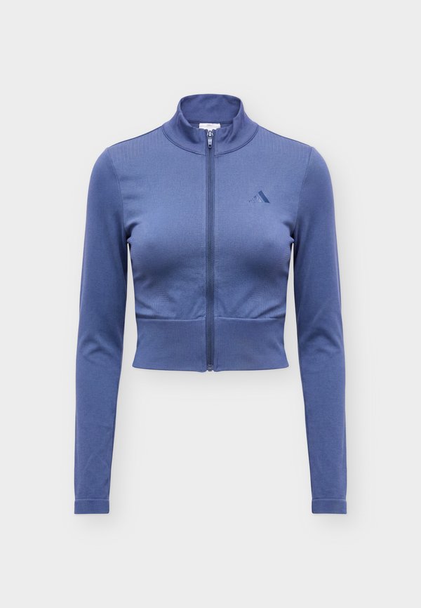 adidas Performance WORKOUT ESSENTIALS ZIP THROUGH JACKET - Training jacket - preloved ink
