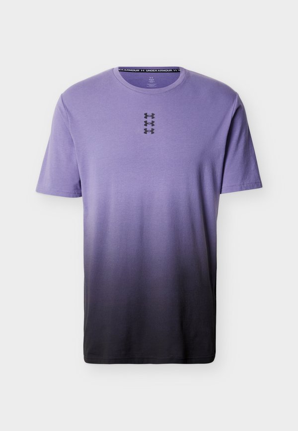 Under Armour HOOPS TRIPLE LOGO - Print T-shirt - purple luxe/black