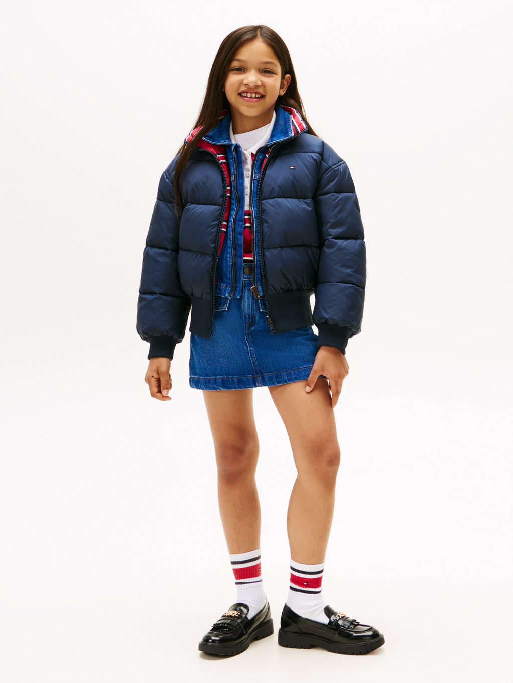 REVERSIBLE STRIPE PUFFER UNISEX Media 2