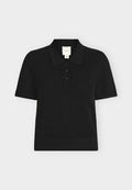 Calvin Klein POINTELLE POLO - Polo shirt - black