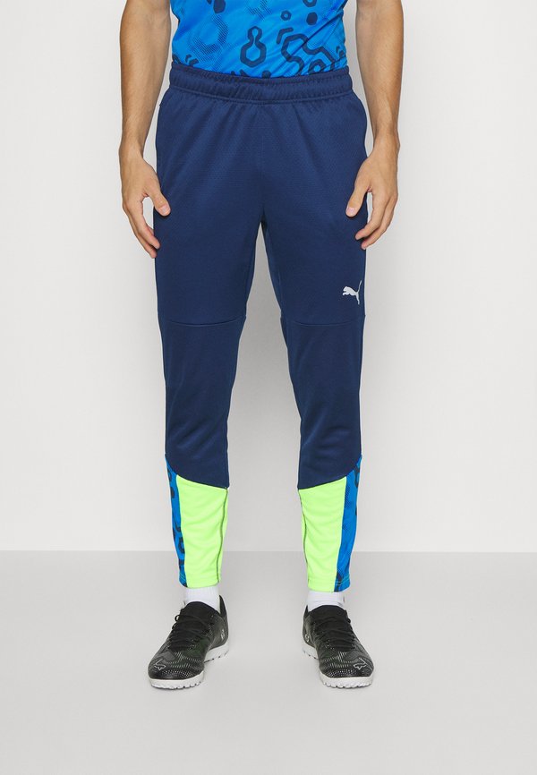Puma INDIVIDUALCUP TRAINING PANTS - Tracksuit bottoms - persian blue/pro green