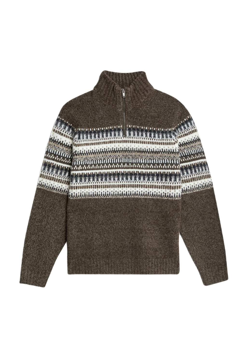 Marks & Spencer FAIR ISLE HALF ZIP