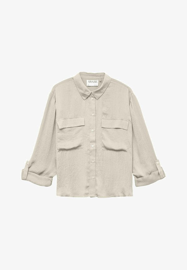 Vero Moda VMFABIANA - Button-down blouse - birch